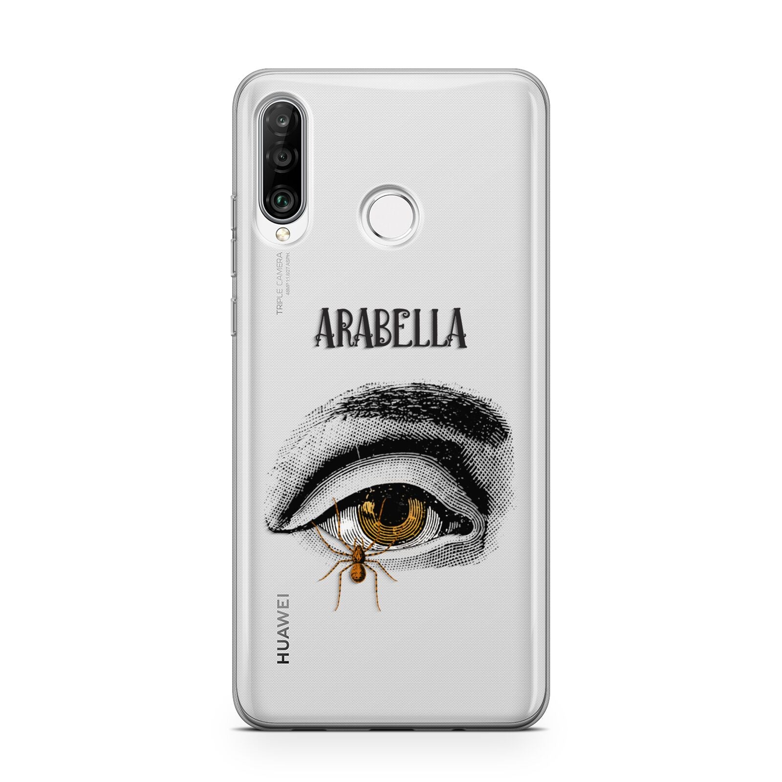 Personalised Vintage Halloween Eye Huawei P30 Lite Phone Case