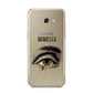 Personalised Vintage Halloween Eye Samsung Galaxy A5 2017 Case on gold phone