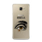 Personalised Vintage Halloween Eye Samsung Galaxy A7 2016 Case on gold phone