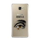 Personalised Vintage Halloween Eye Samsung Galaxy A9 2016 Case on gold phone