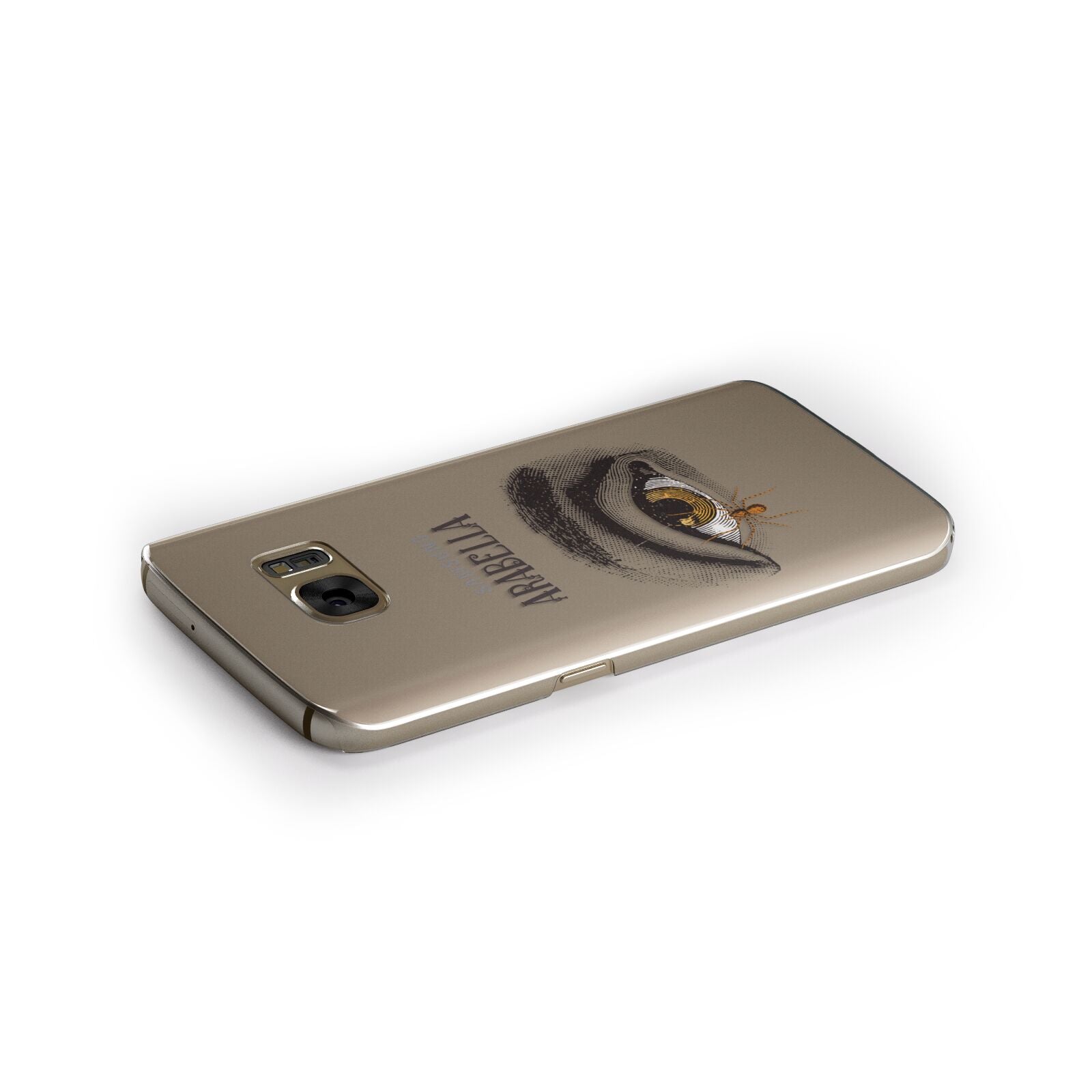 Personalised Vintage Halloween Eye Samsung Galaxy Case Side Close Up