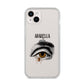 Personalised Vintage Halloween Eye iPhone 14 Plus Clear Tough Case Starlight