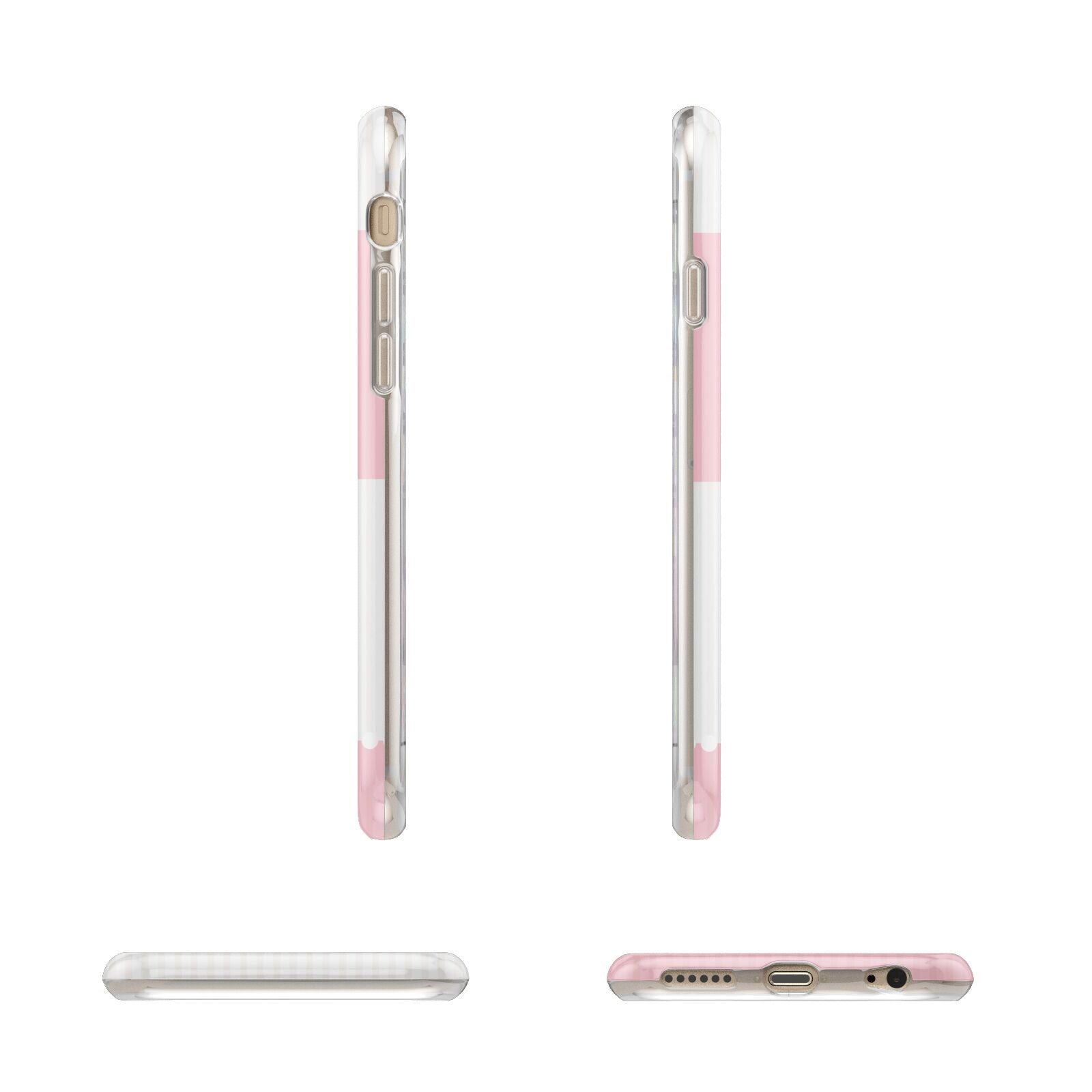 Personalised Vintage Luggage Tag Apple iPhone 6 3D Wrap Tough Case Alternative Image Angles