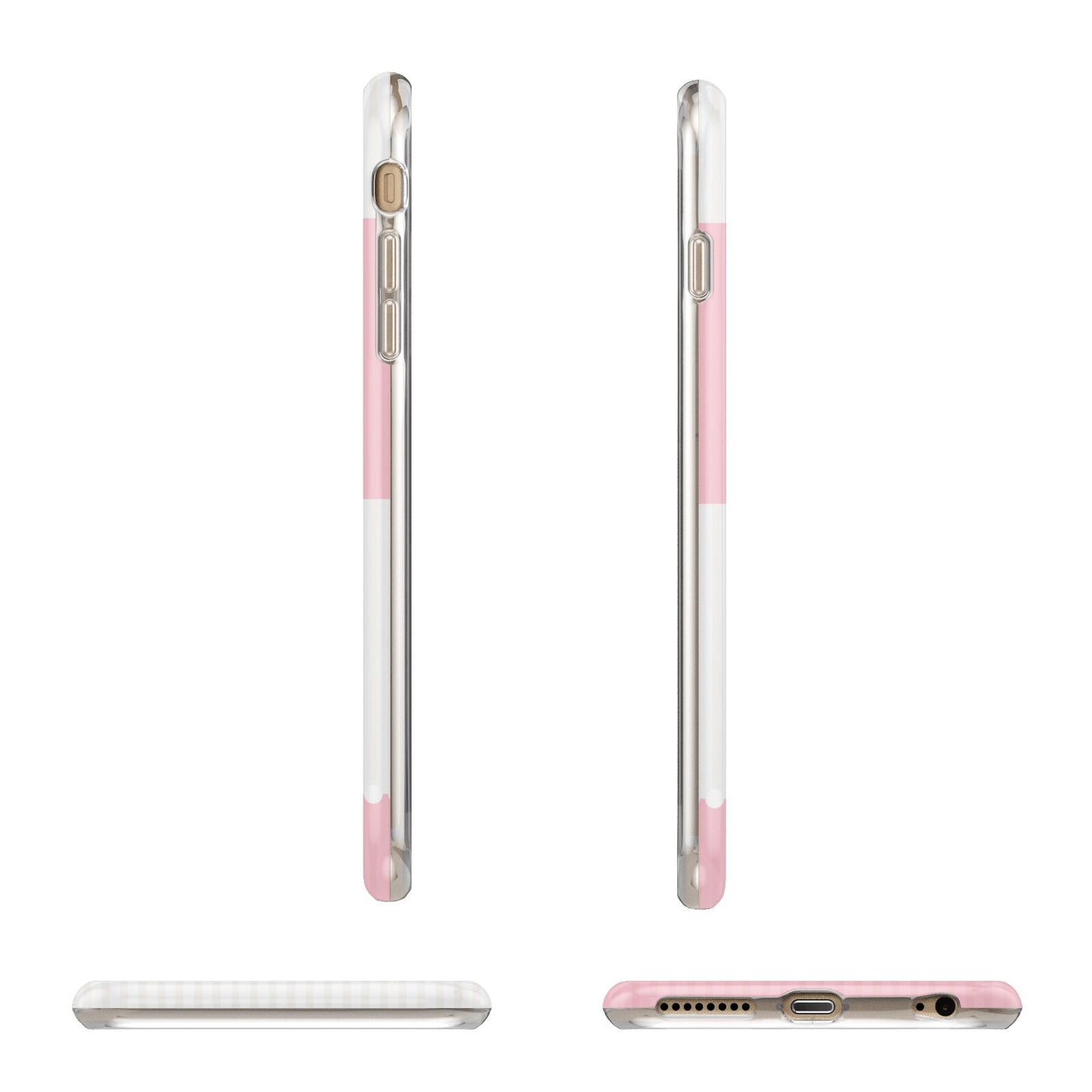 Personalised Vintage Luggage Tag Apple iPhone 6 Plus 3D Wrap Tough Case Alternative Image Angles