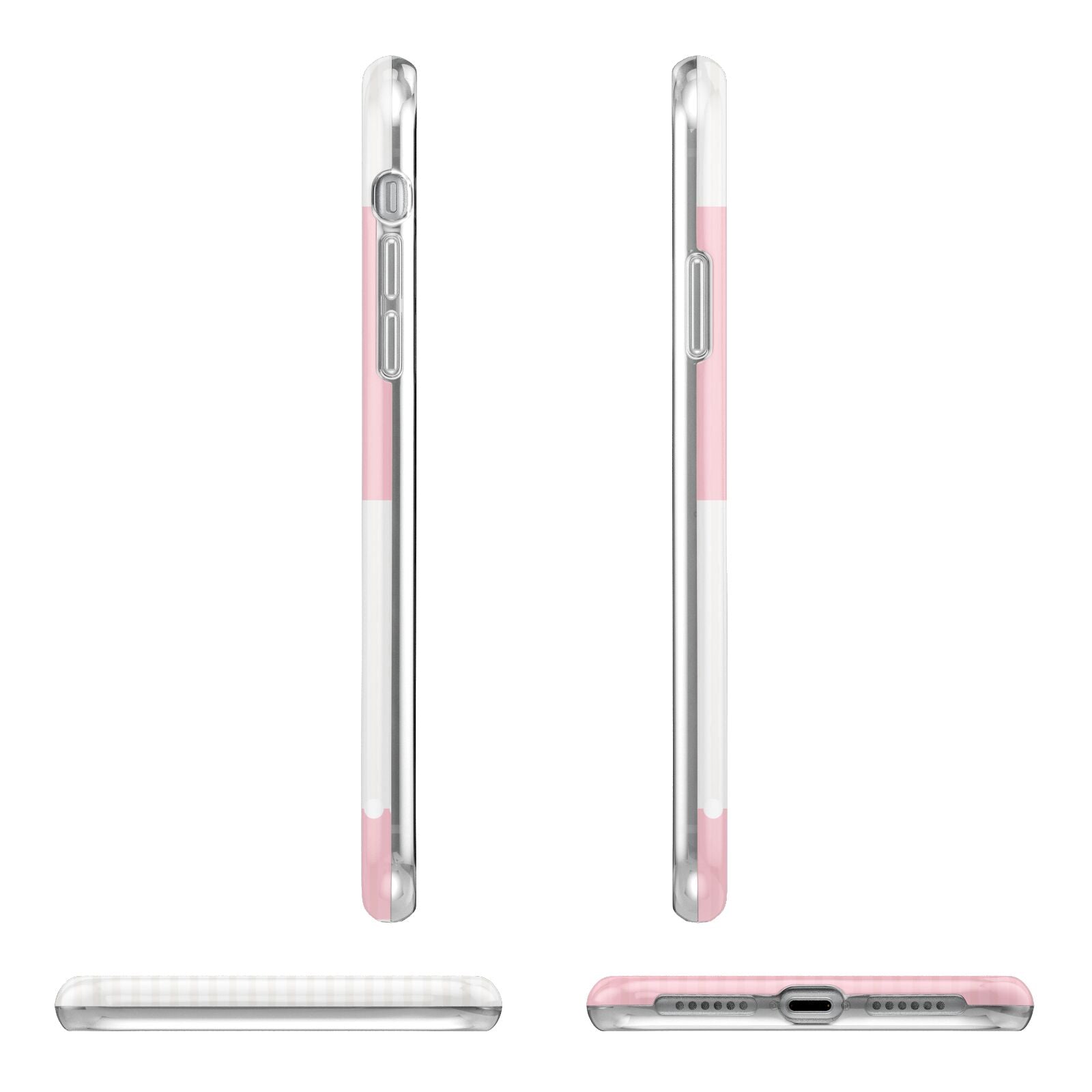 Personalised Vintage Luggage Tag Apple iPhone XR in White with 3D Wrap Tough Case Alternative Image Angles