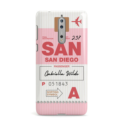 Personalised Vintage Luggage Tag Nokia Case
