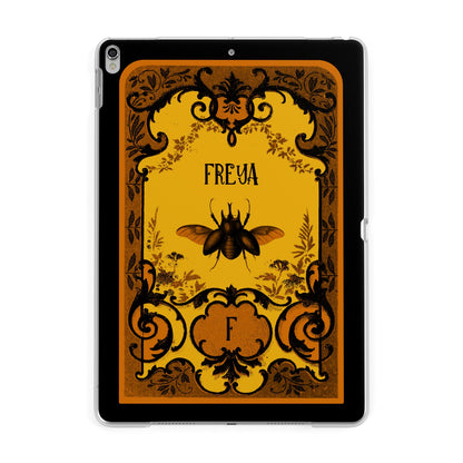 Personalised Vintage Spooky Beetle Apple iPad Silver Case