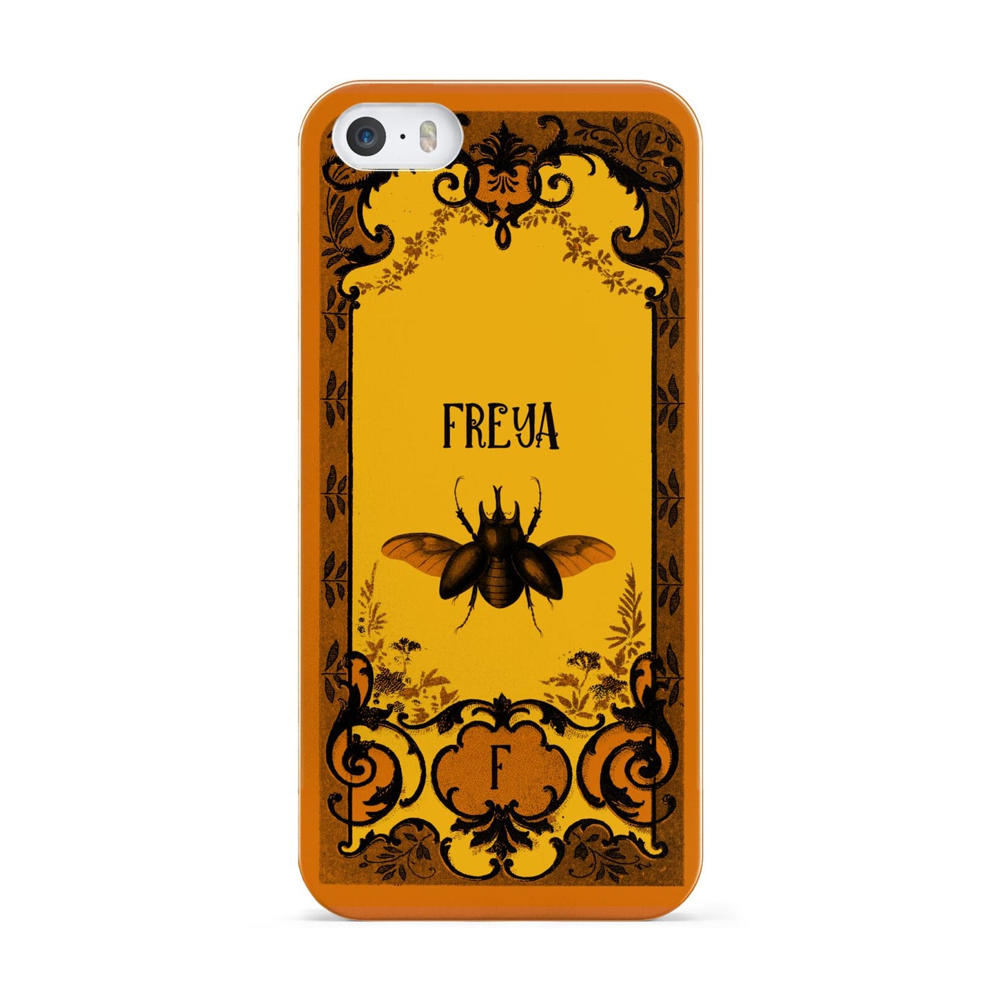 Personalised Vintage Spooky Beetle Apple iPhone 5 Case