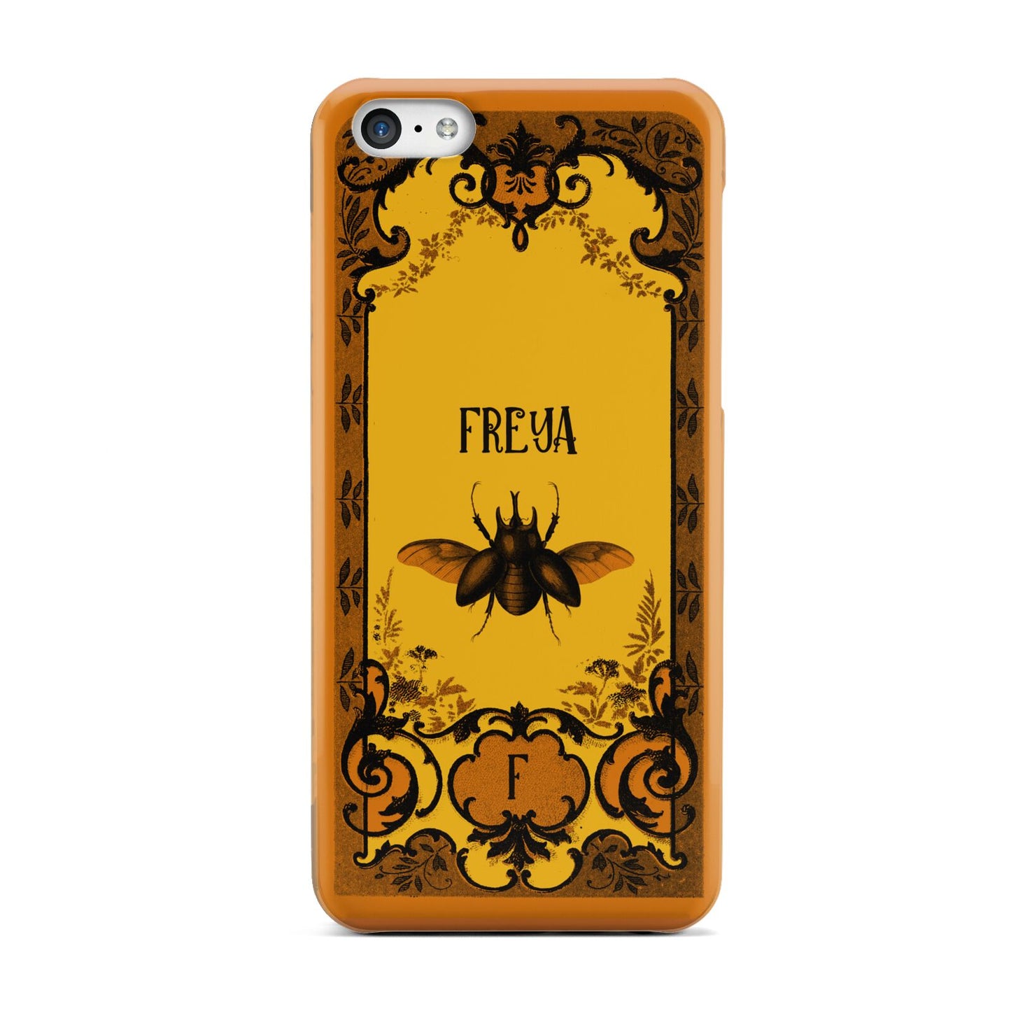 Personalised Vintage Spooky Beetle Apple iPhone 5c Case