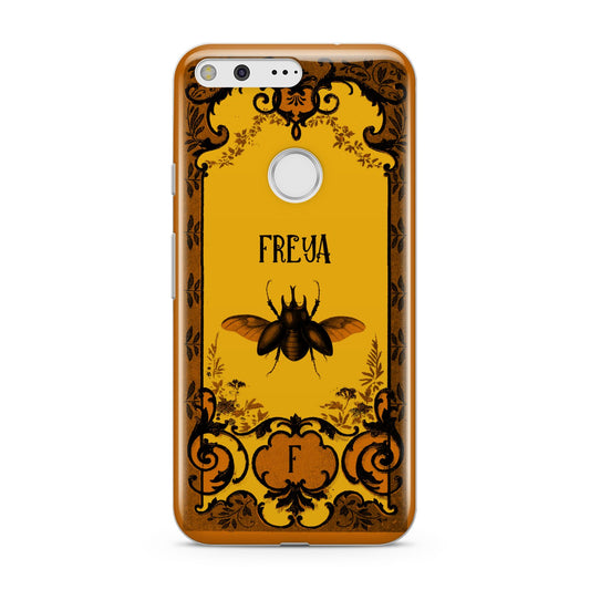 Personalised Vintage Spooky Beetle Google Pixel Case