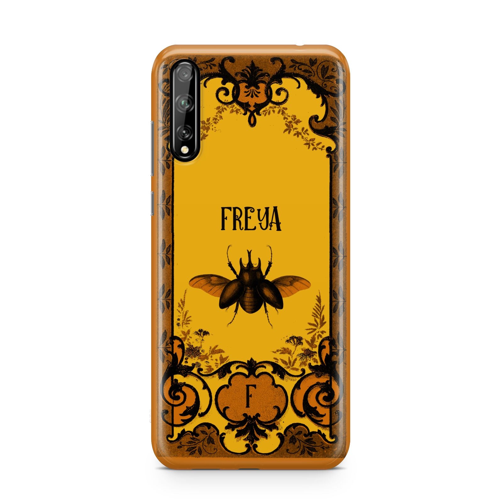 Personalised Vintage Spooky Beetle Huawei Enjoy 10s Phone Case