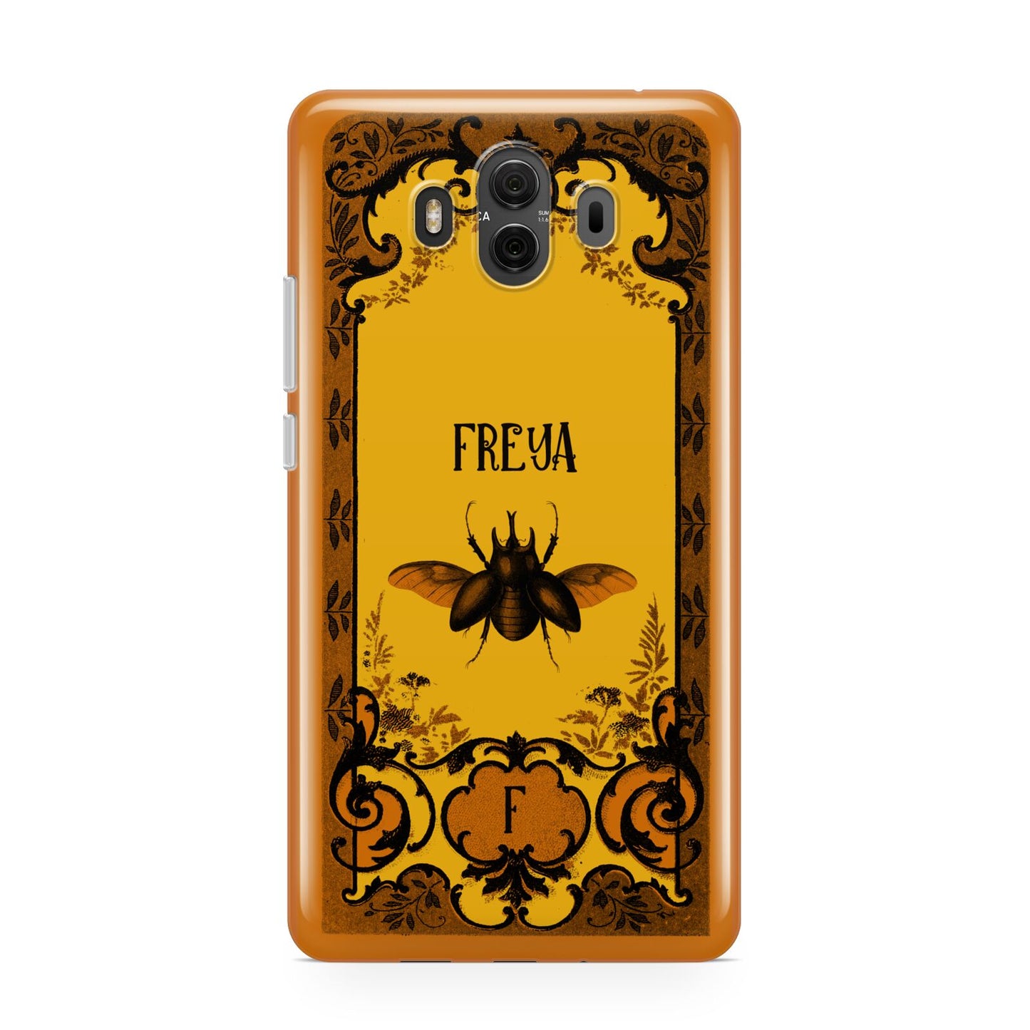 Personalised Vintage Spooky Beetle Huawei Mate 10 Protective Phone Case