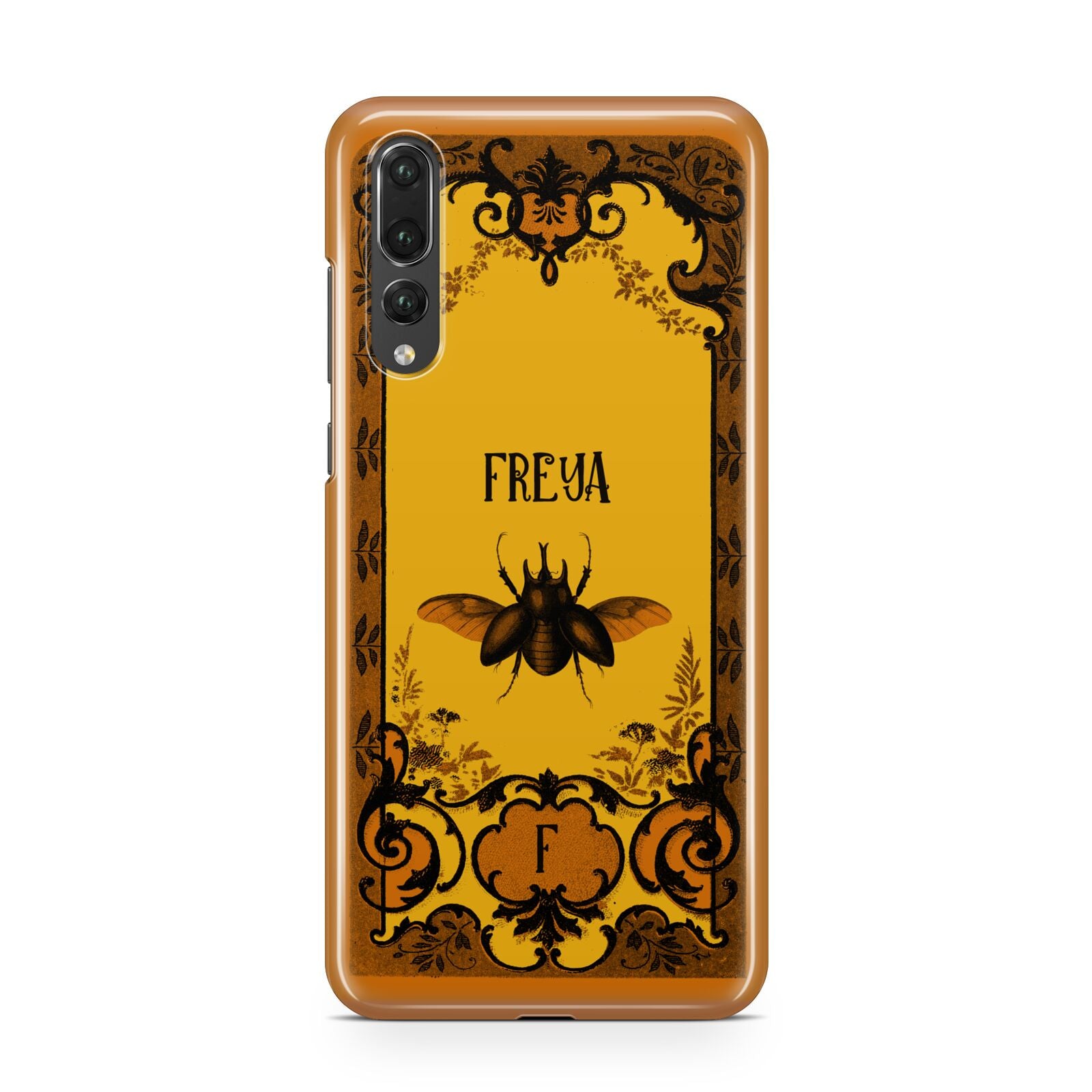 Personalised Vintage Spooky Beetle Huawei P20 Pro Phone Case