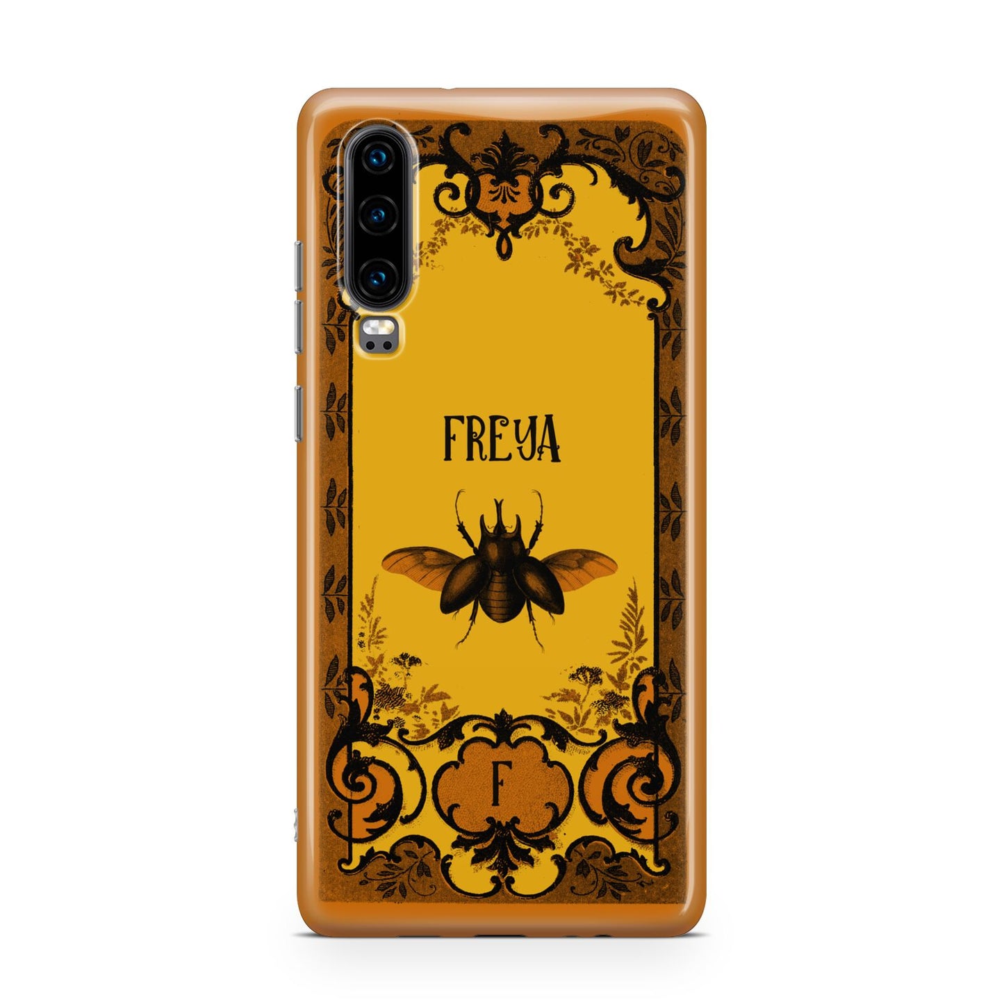 Personalised Vintage Spooky Beetle Huawei P30 Phone Case