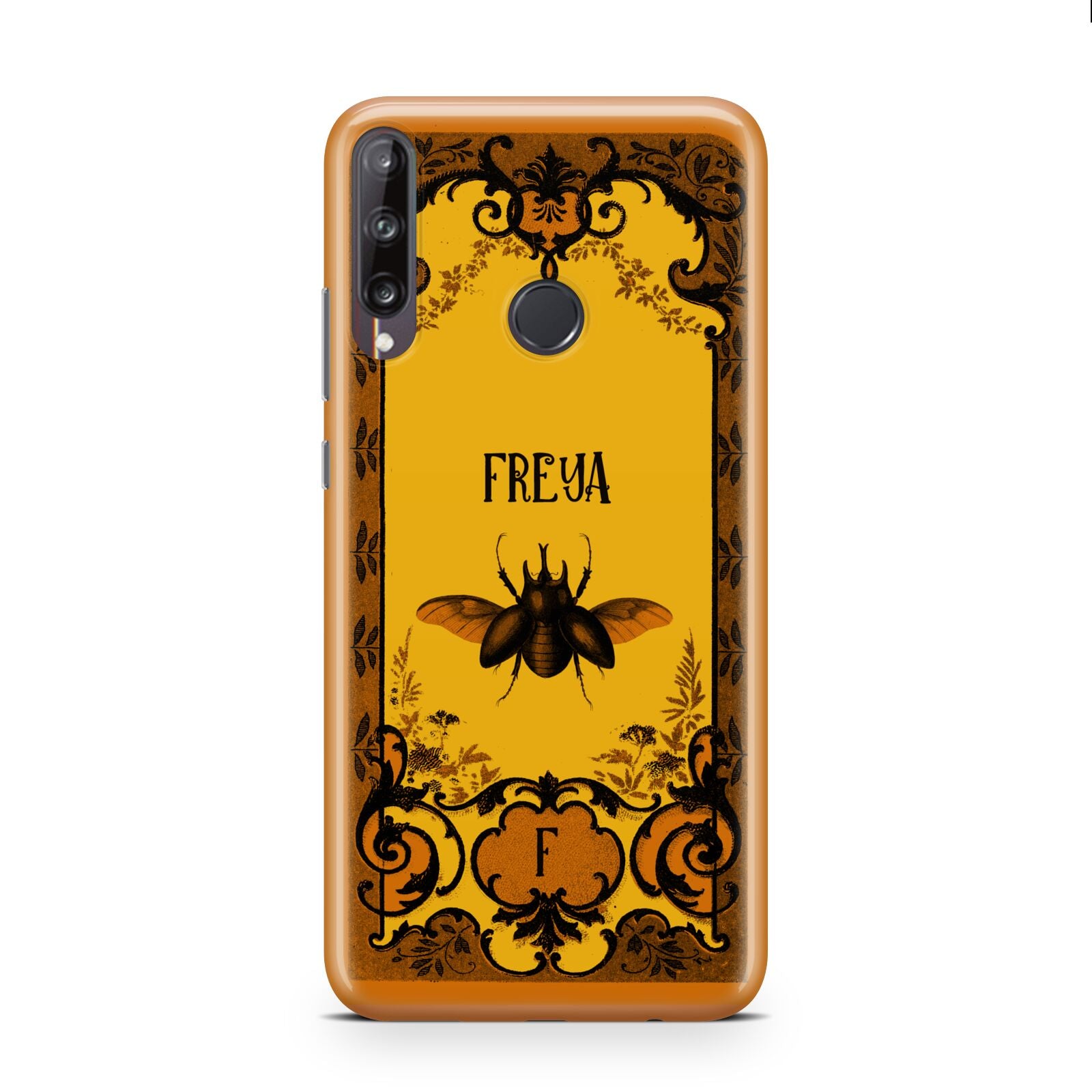 Personalised Vintage Spooky Beetle Huawei P40 Lite E Phone Case