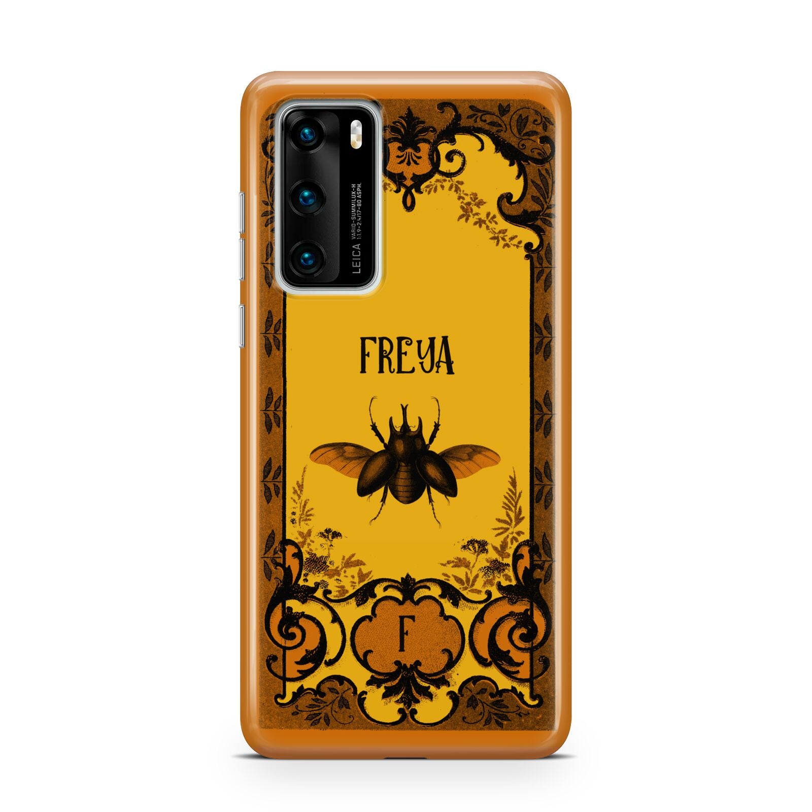 Personalised Vintage Spooky Beetle Huawei P40 Phone Case