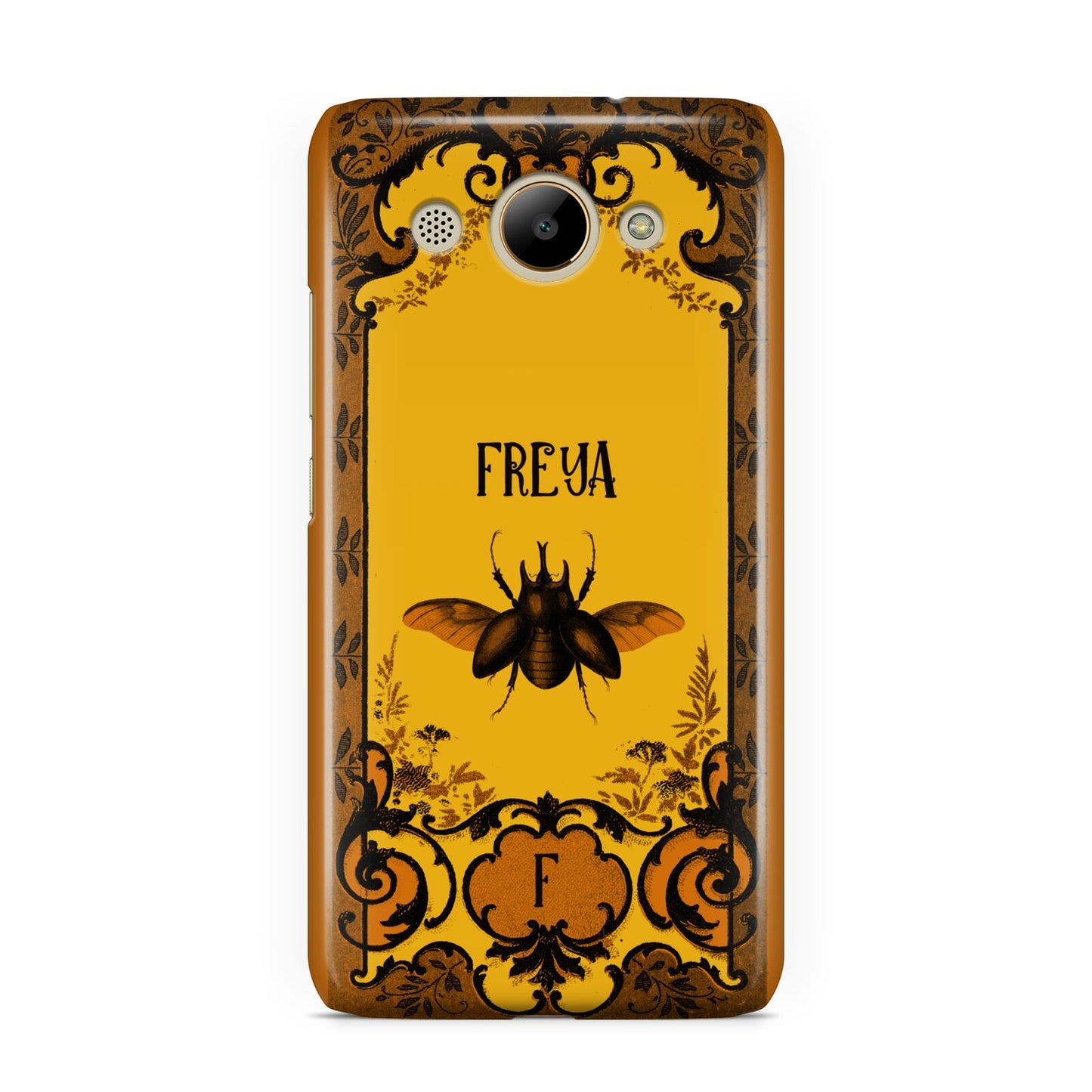 Personalised Vintage Spooky Beetle Huawei Y3 2017