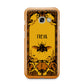 Personalised Vintage Spooky Beetle Samsung Galaxy A3 2017 Case on gold phone