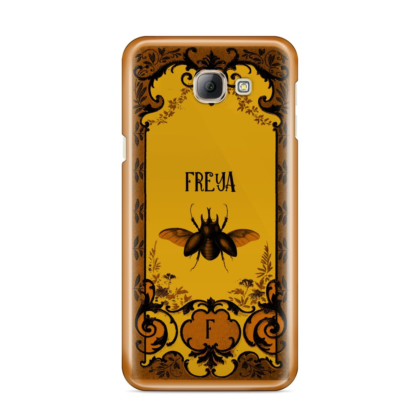 Personalised Vintage Spooky Beetle Samsung Galaxy A8 2016 Case