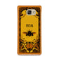 Personalised Vintage Spooky Beetle Samsung Galaxy A9 2016 Case on gold phone