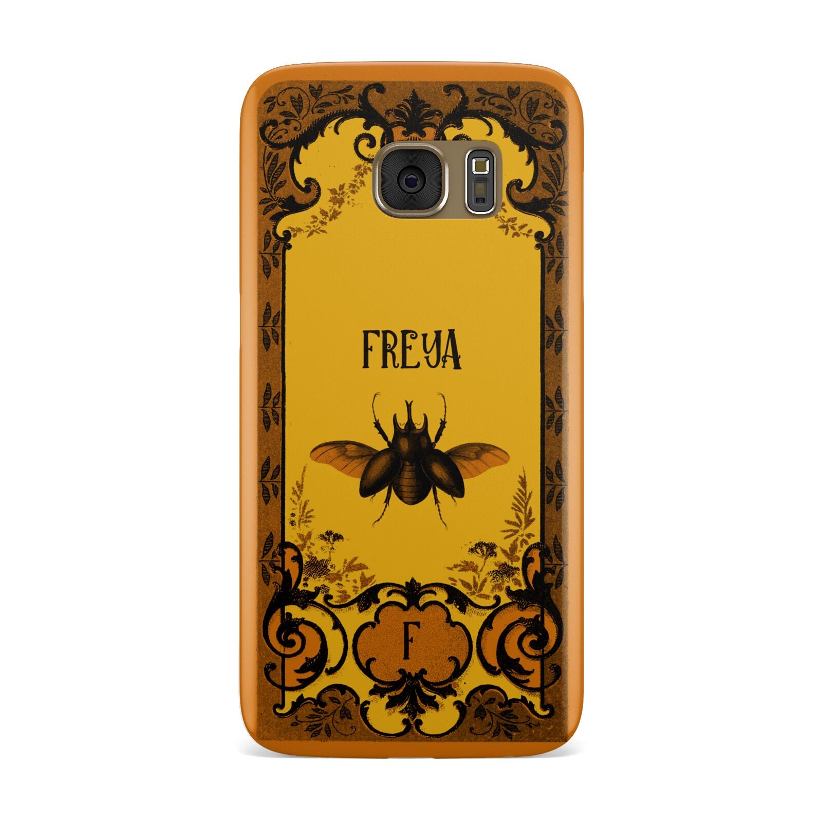 Personalised Vintage Spooky Beetle Samsung Galaxy Case