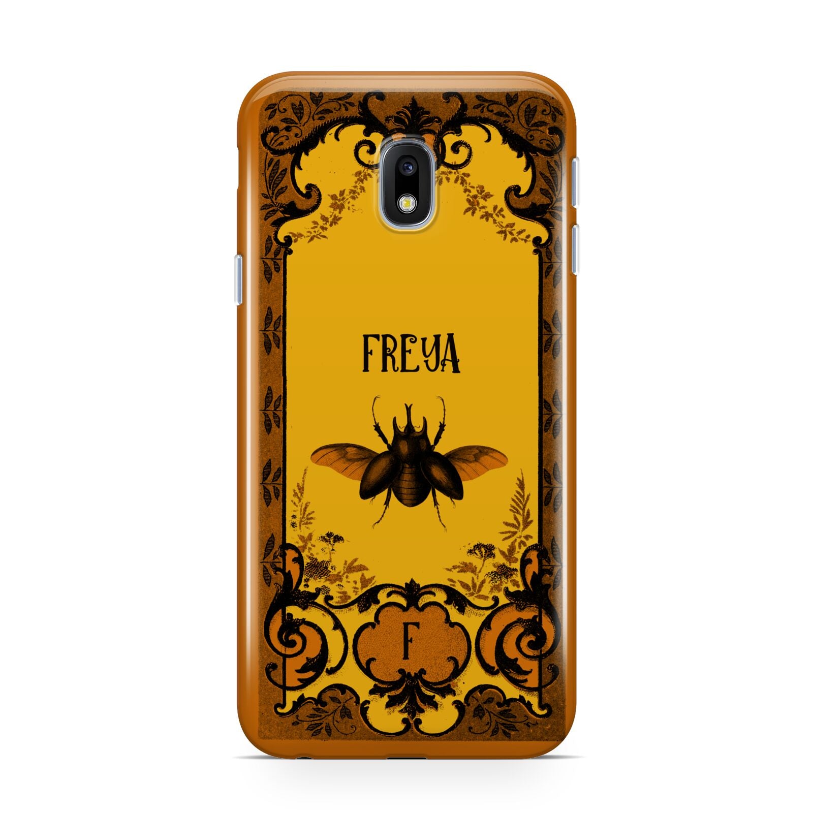 Personalised Vintage Spooky Beetle Samsung Galaxy J3 2017 Case