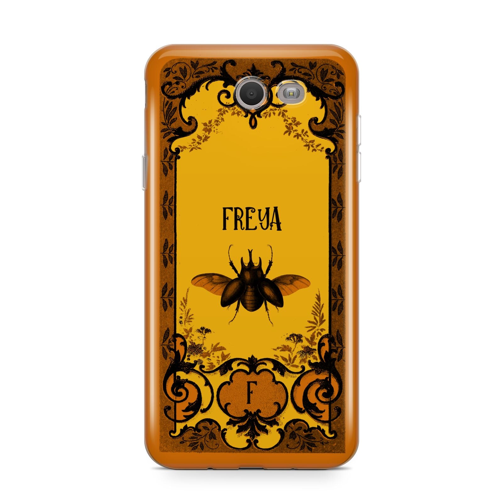 Personalised Vintage Spooky Beetle Samsung Galaxy J7 2017 Case
