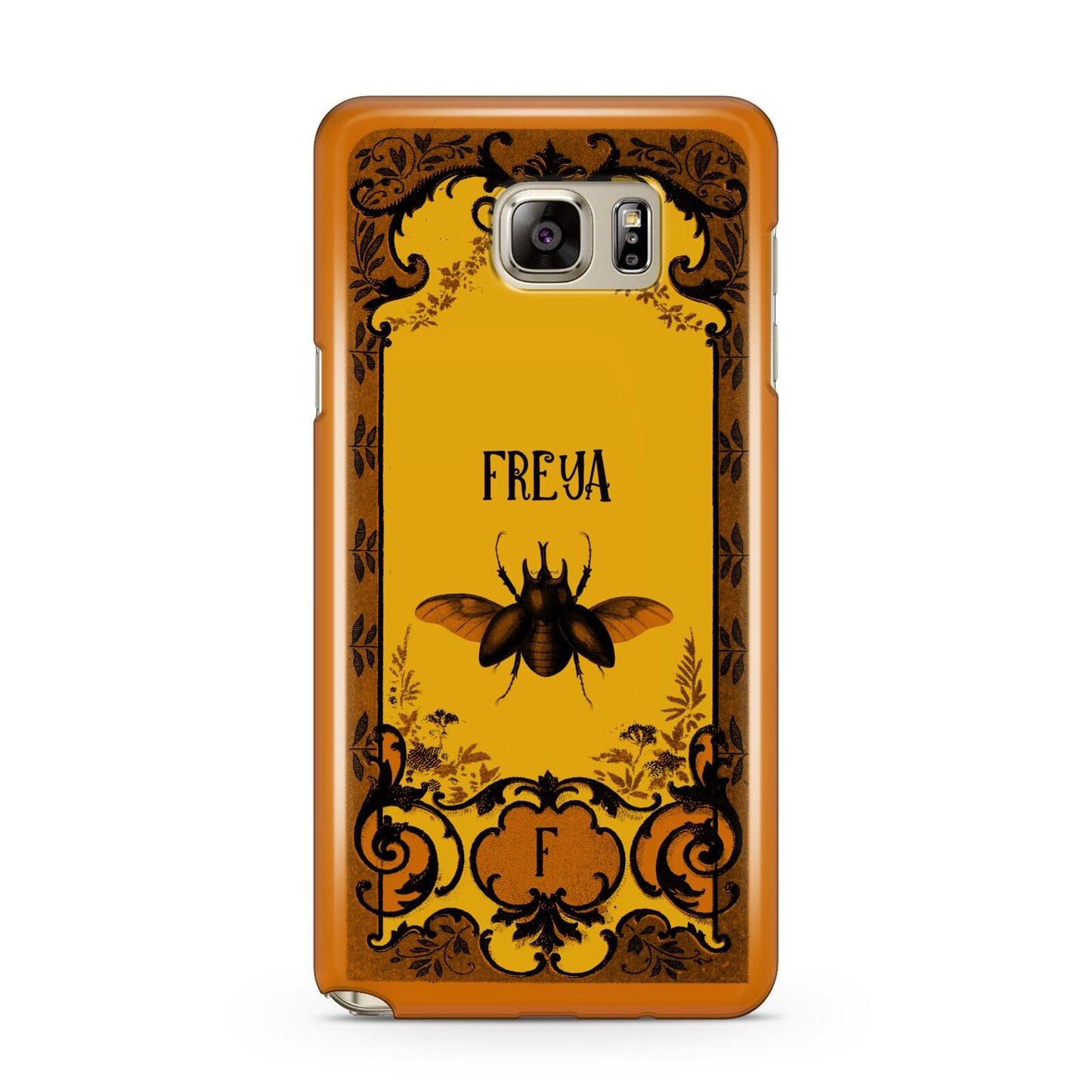 Personalised Vintage Spooky Beetle Samsung Galaxy Note 5 Case