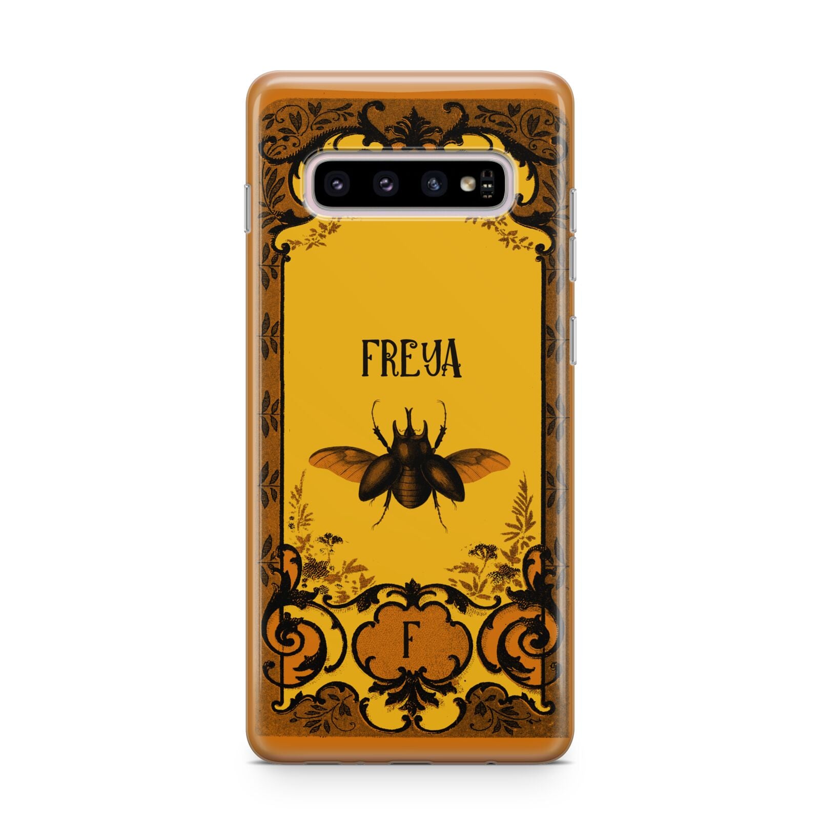 Personalised Vintage Spooky Beetle Samsung Galaxy S10 Plus Case