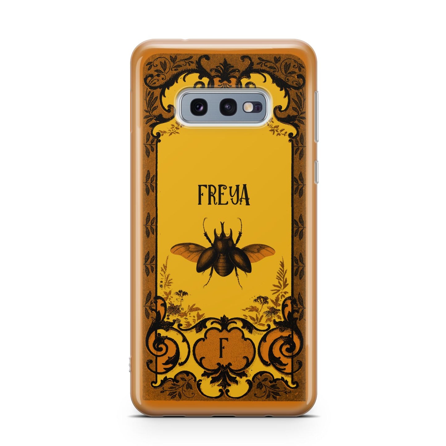 Personalised Vintage Spooky Beetle Samsung Galaxy S10E Case