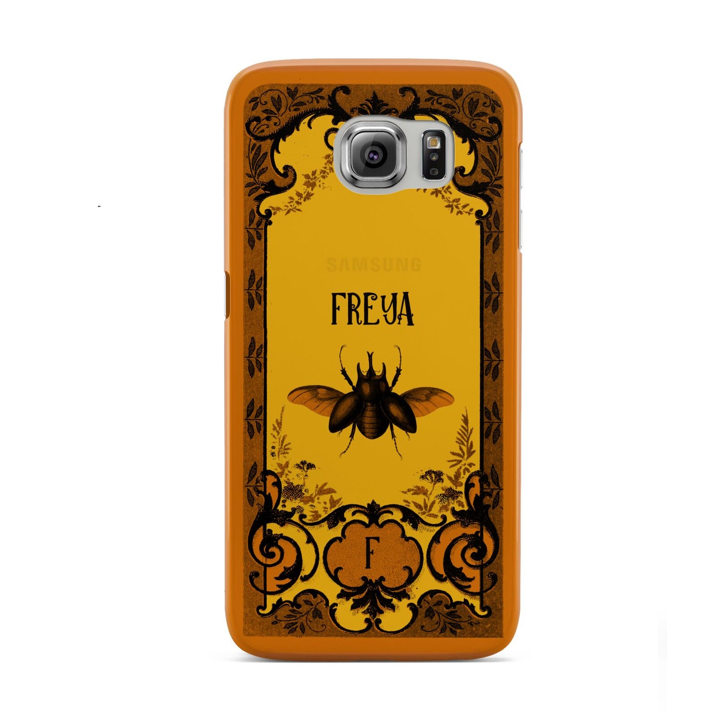 Personalised Vintage Spooky Beetle Samsung Galaxy S6 Case