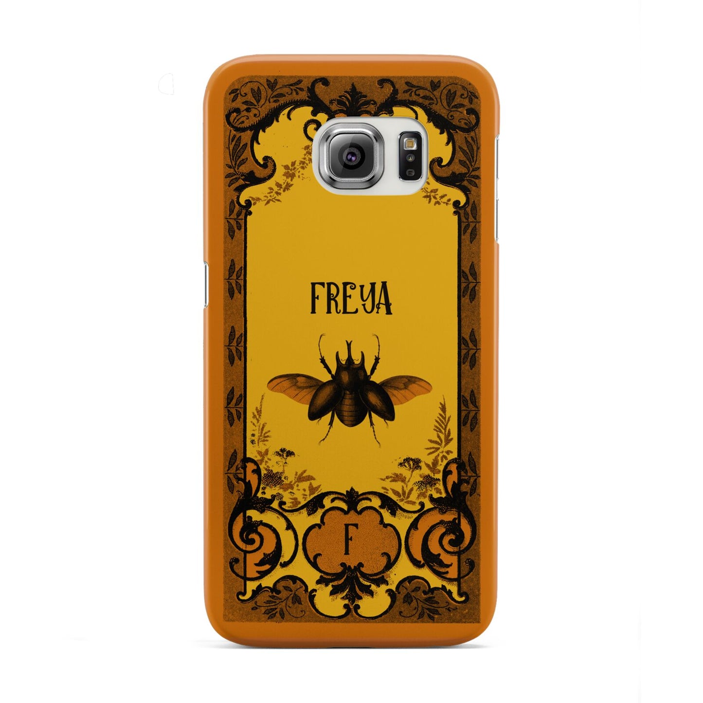 Personalised Vintage Spooky Beetle Samsung Galaxy S6 Edge Case