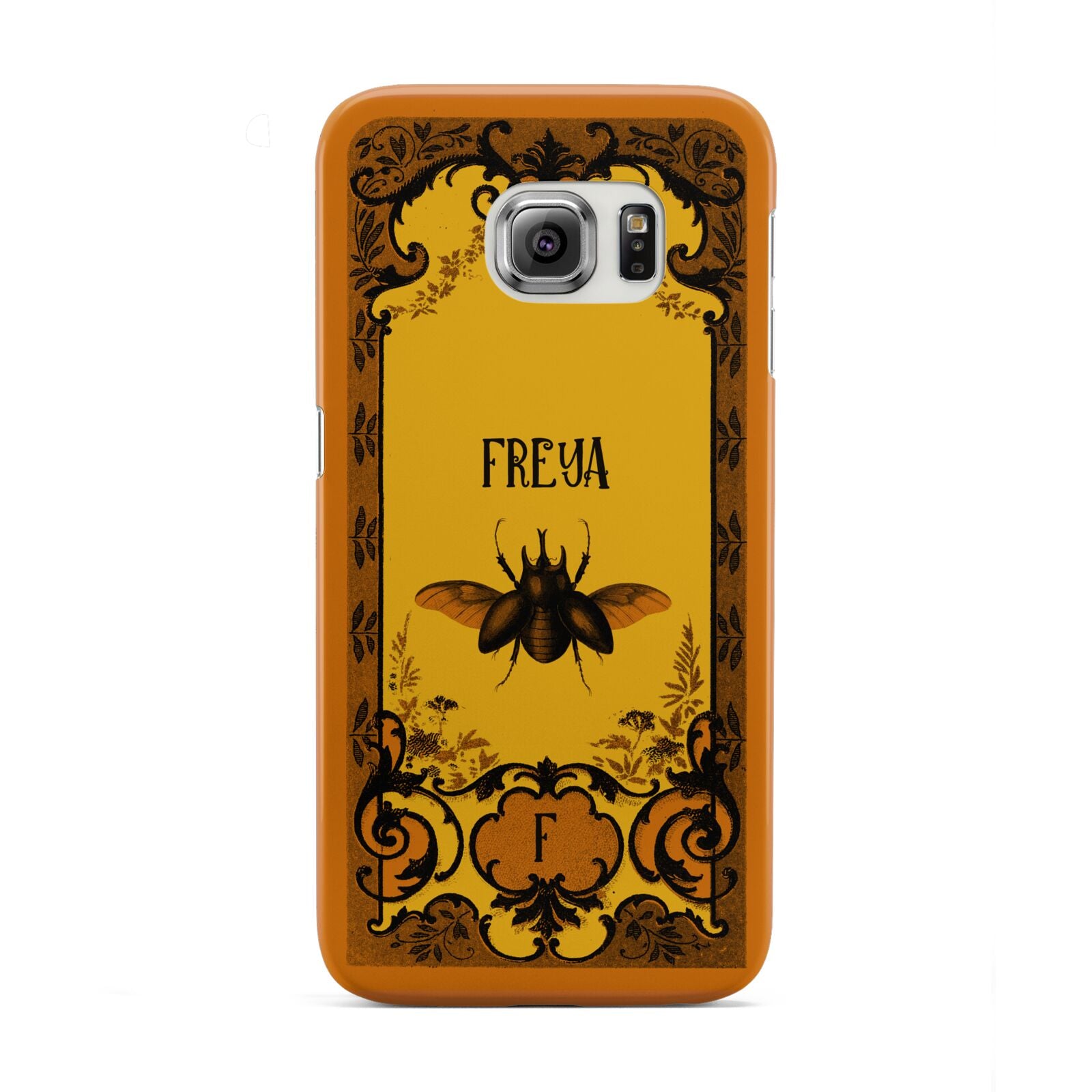 Personalised Vintage Spooky Beetle Samsung Galaxy S6 Edge Case