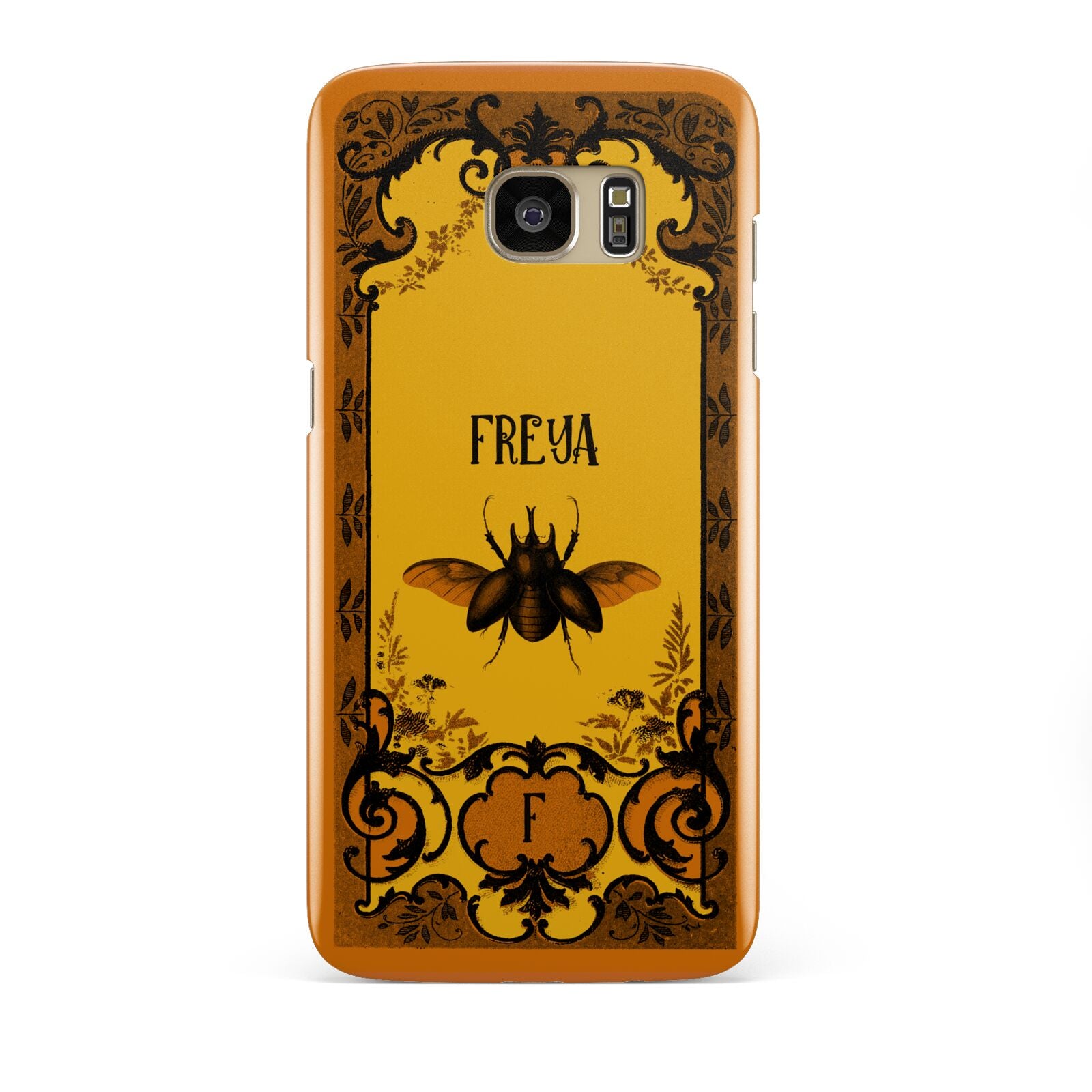 Personalised Vintage Spooky Beetle Samsung Galaxy S7 Edge Case