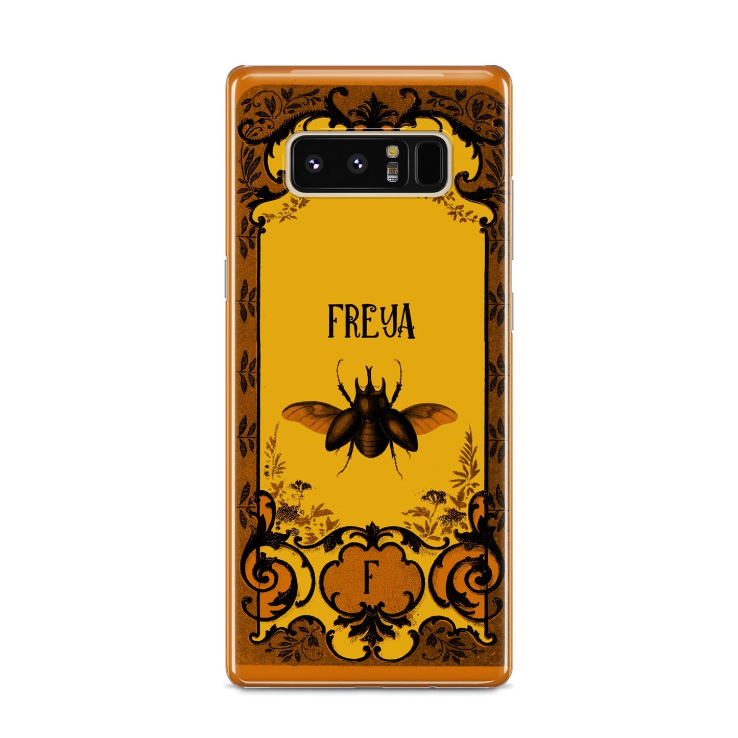 Personalised Vintage Spooky Beetle Samsung Galaxy S8 Case