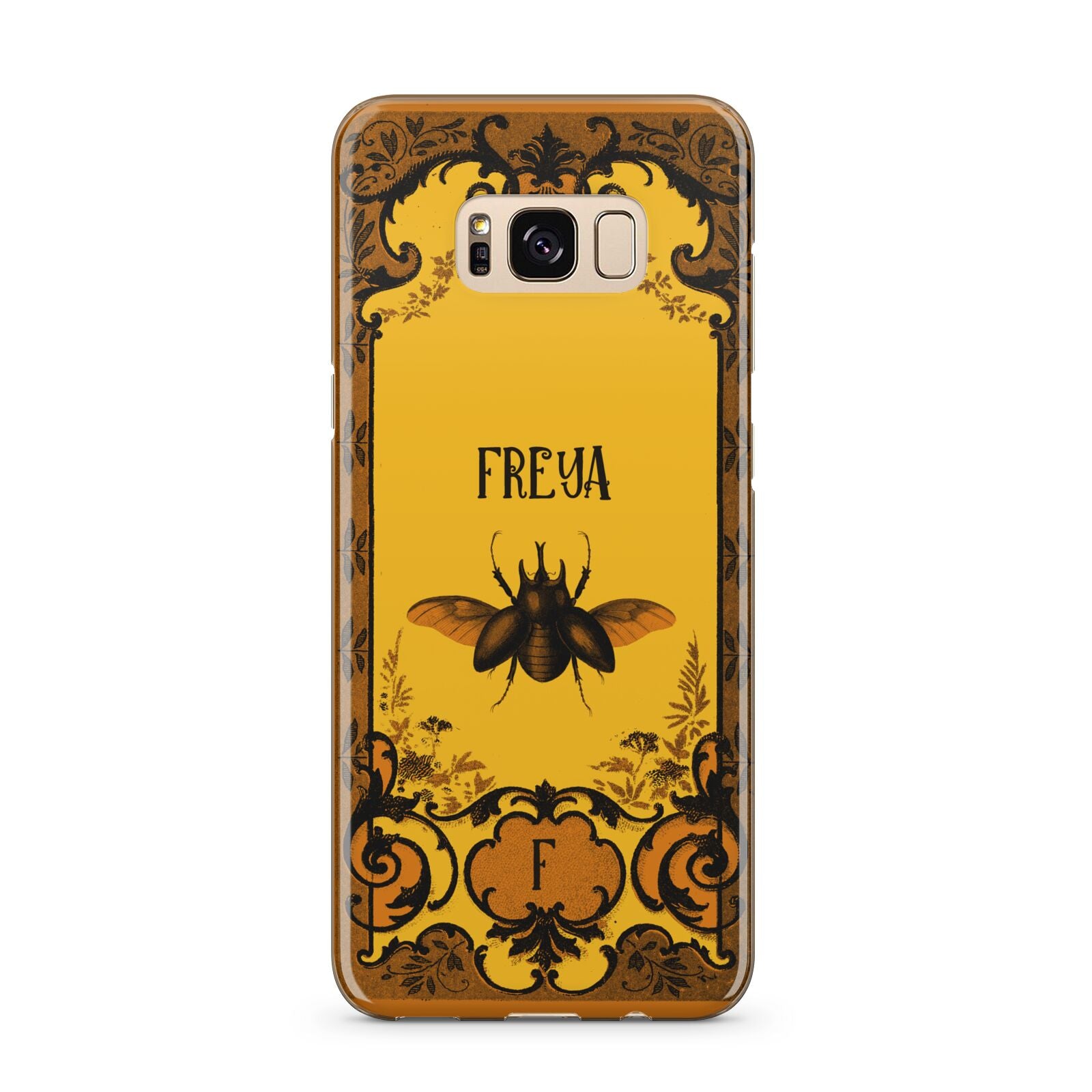 Personalised Vintage Spooky Beetle Samsung Galaxy S8 Plus Case