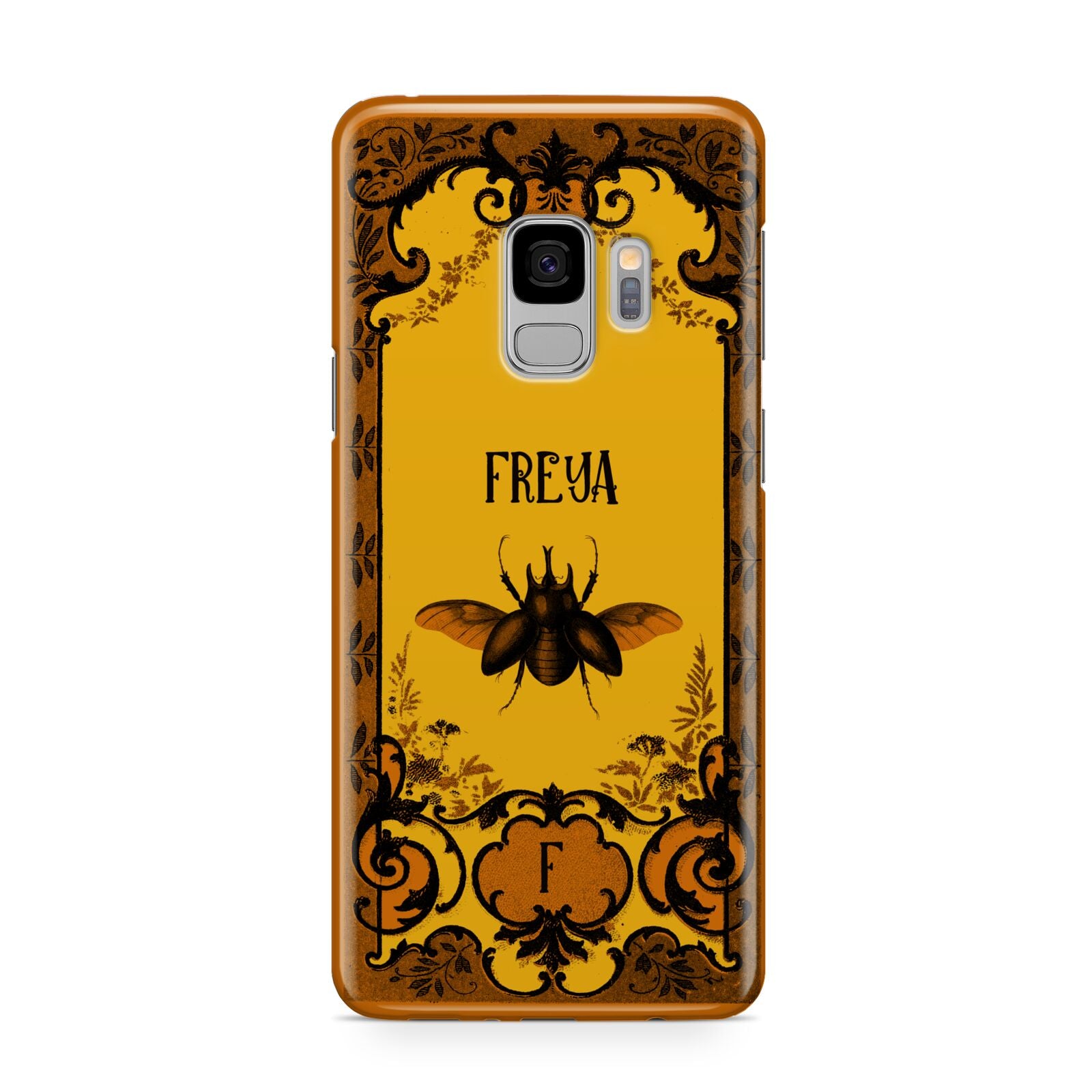 Personalised Vintage Spooky Beetle Samsung Galaxy S9 Case