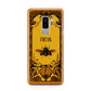 Personalised Vintage Spooky Beetle Samsung Galaxy S9 Plus Case on Silver phone