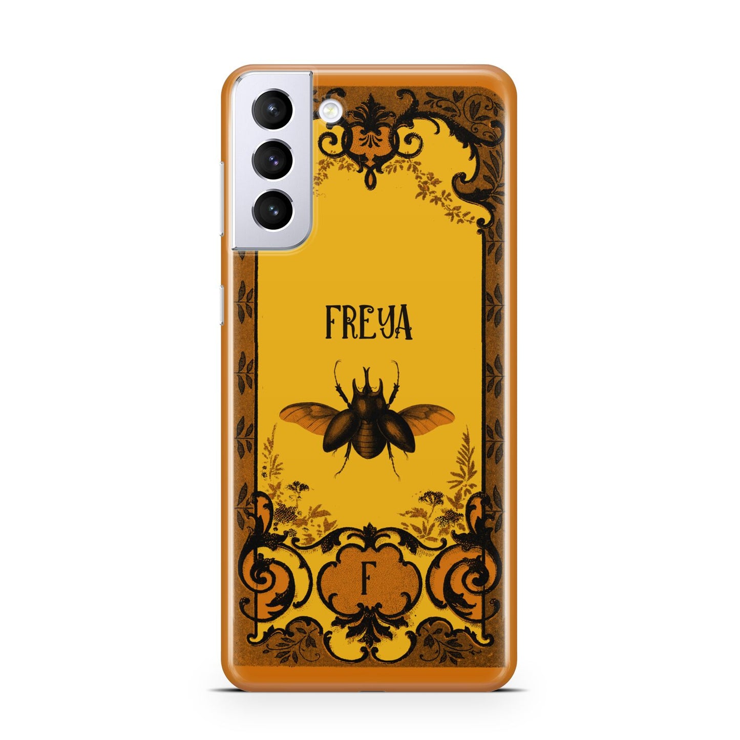 Personalised Vintage Spooky Beetle Samsung S21 Plus Case