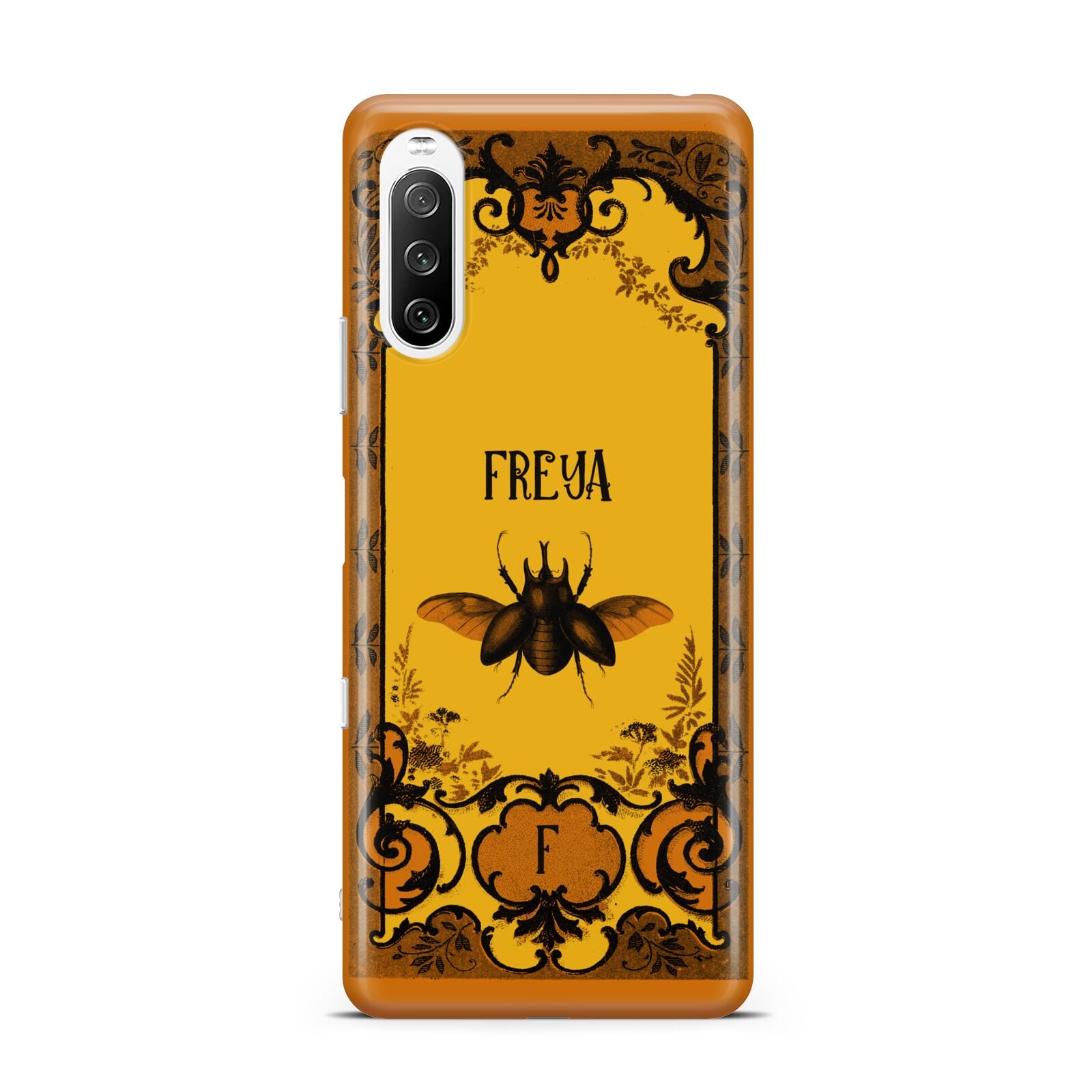 Personalised Vintage Spooky Beetle Sony Xperia 10 III Case