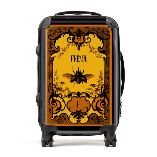 Personalised Vintage Spooky Beetle Suitcase