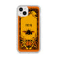 Personalised Vintage Spooky Beetle iPhone 14 Plus Clear Tough Case Starlight