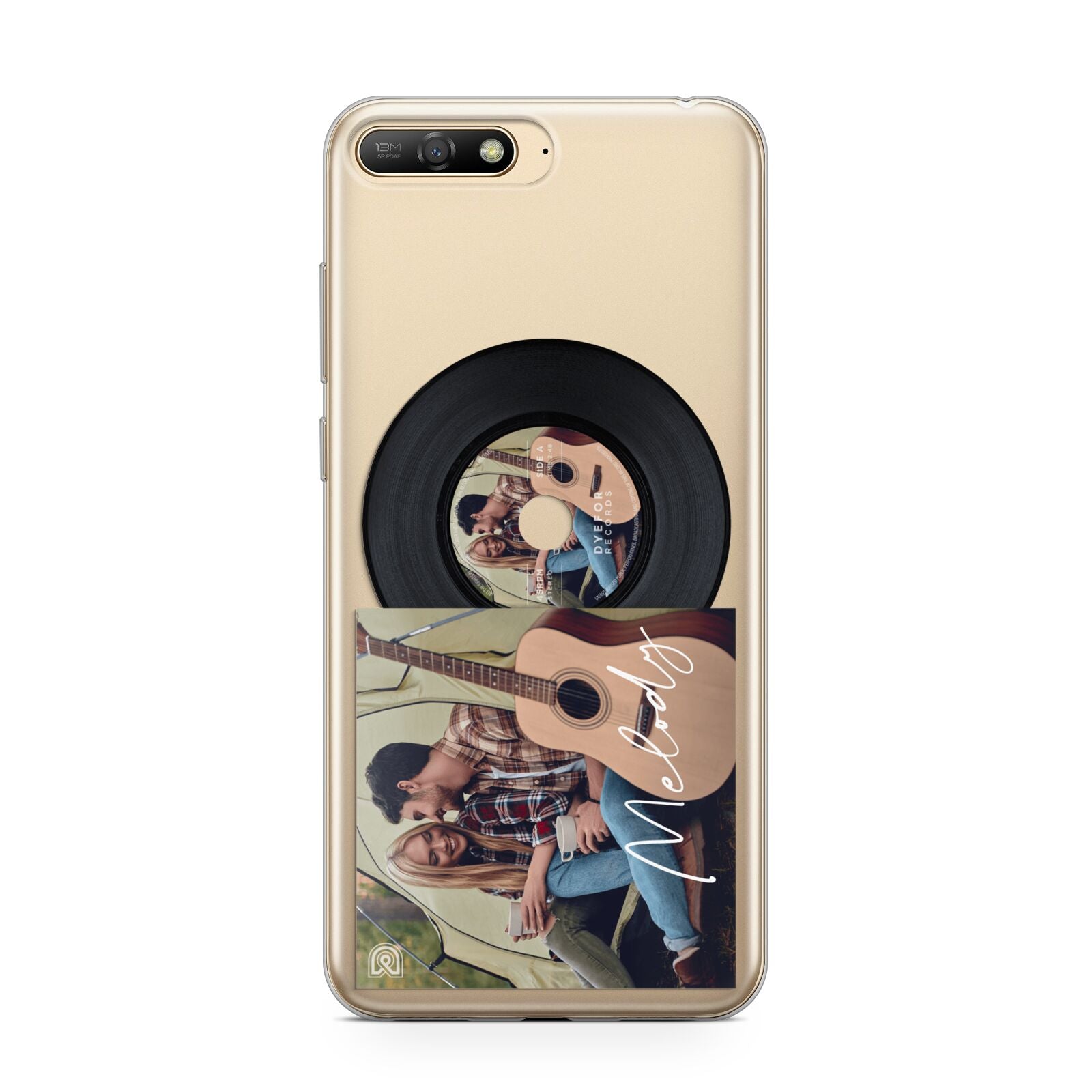 Personalised Vinyl Record Huawei Y6 2018