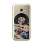Personalised Vinyl Record Samsung Galaxy A3 2017 Case on gold phone