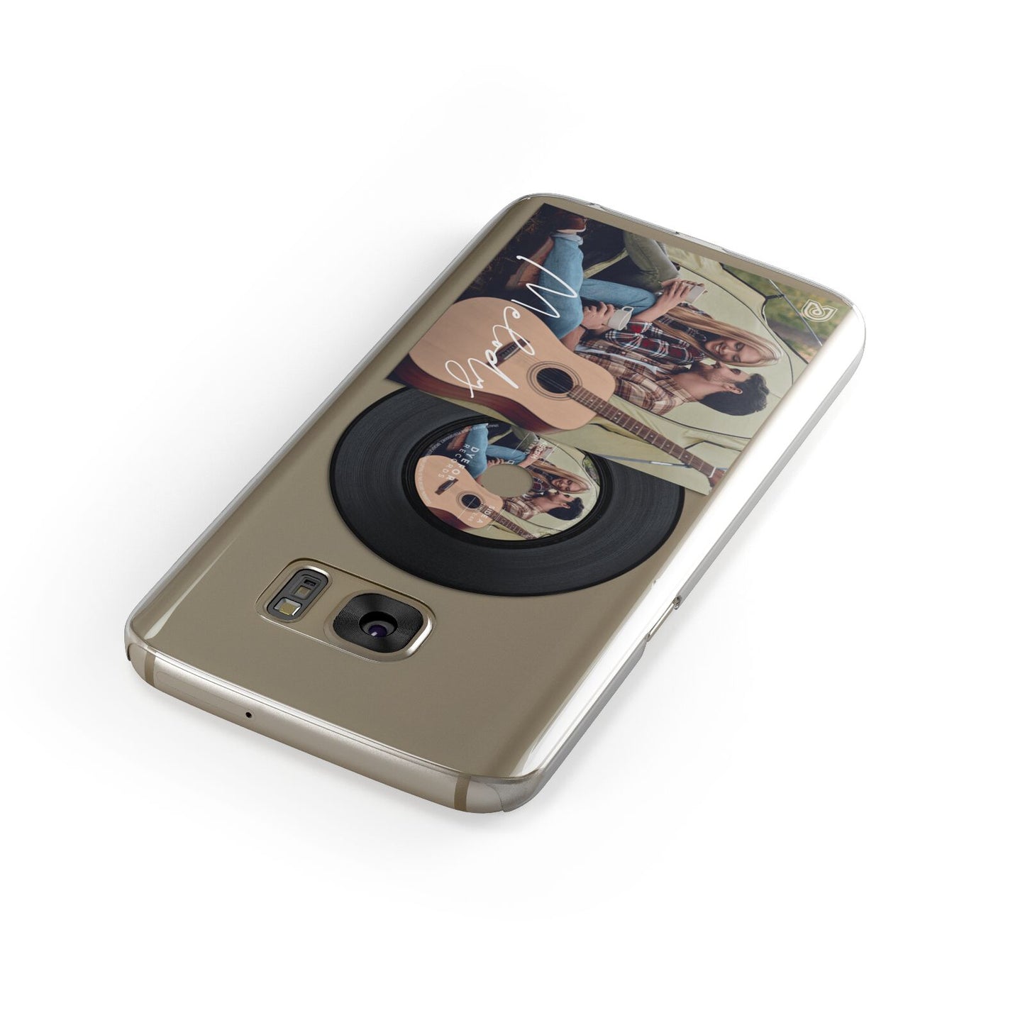Personalised Vinyl Record Samsung Galaxy Case Front Close Up