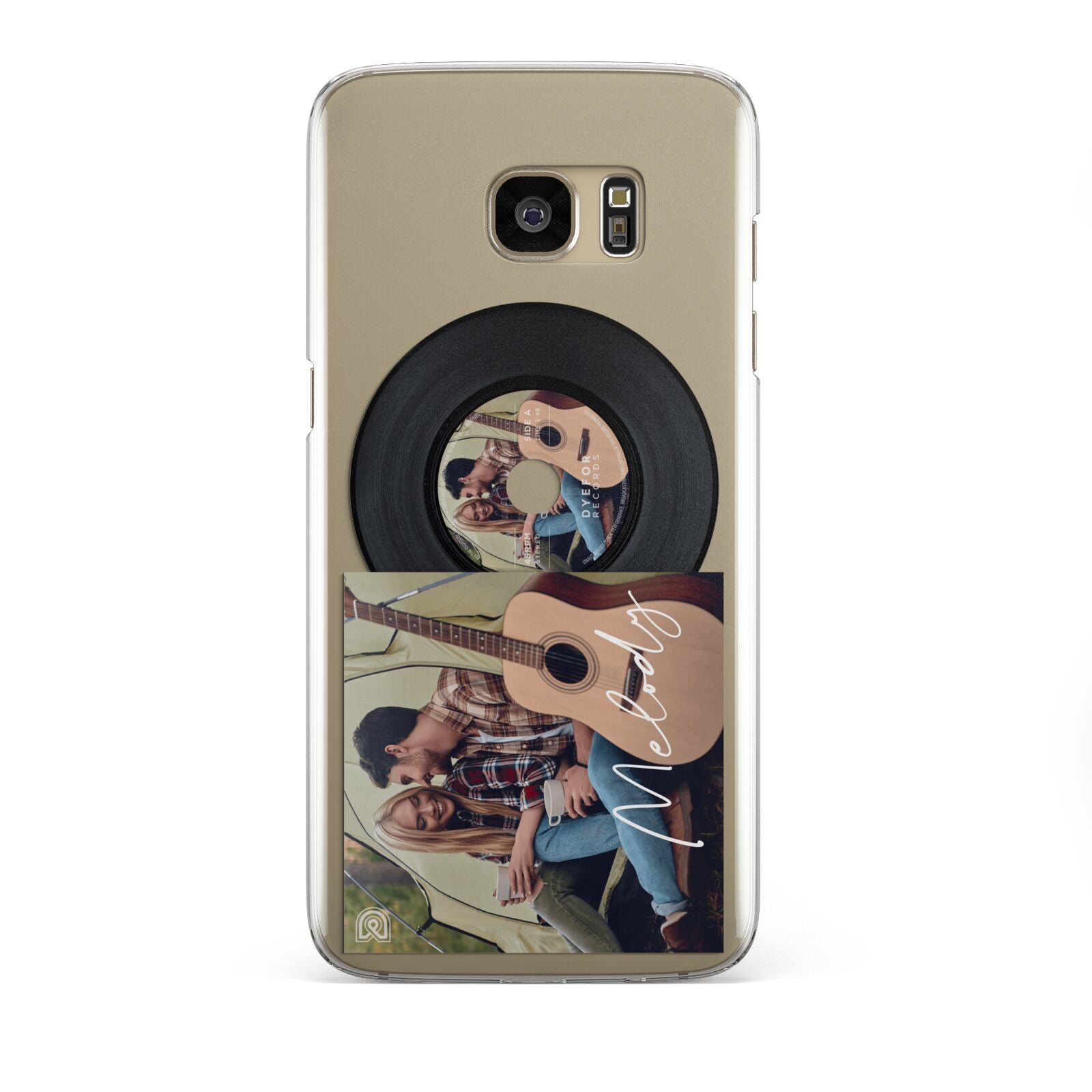 Personalised Vinyl Record Samsung Galaxy S7 Edge Case