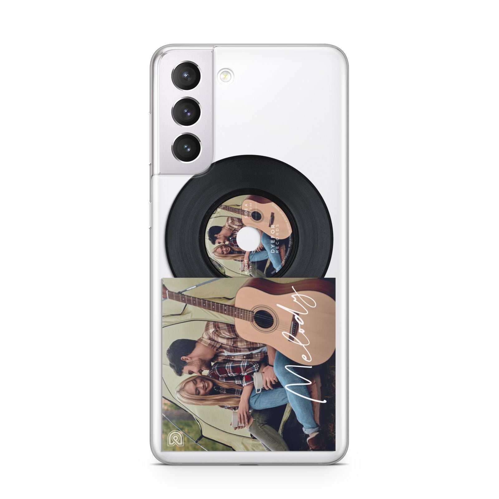 Personalised Vinyl Record Samsung S21 Case