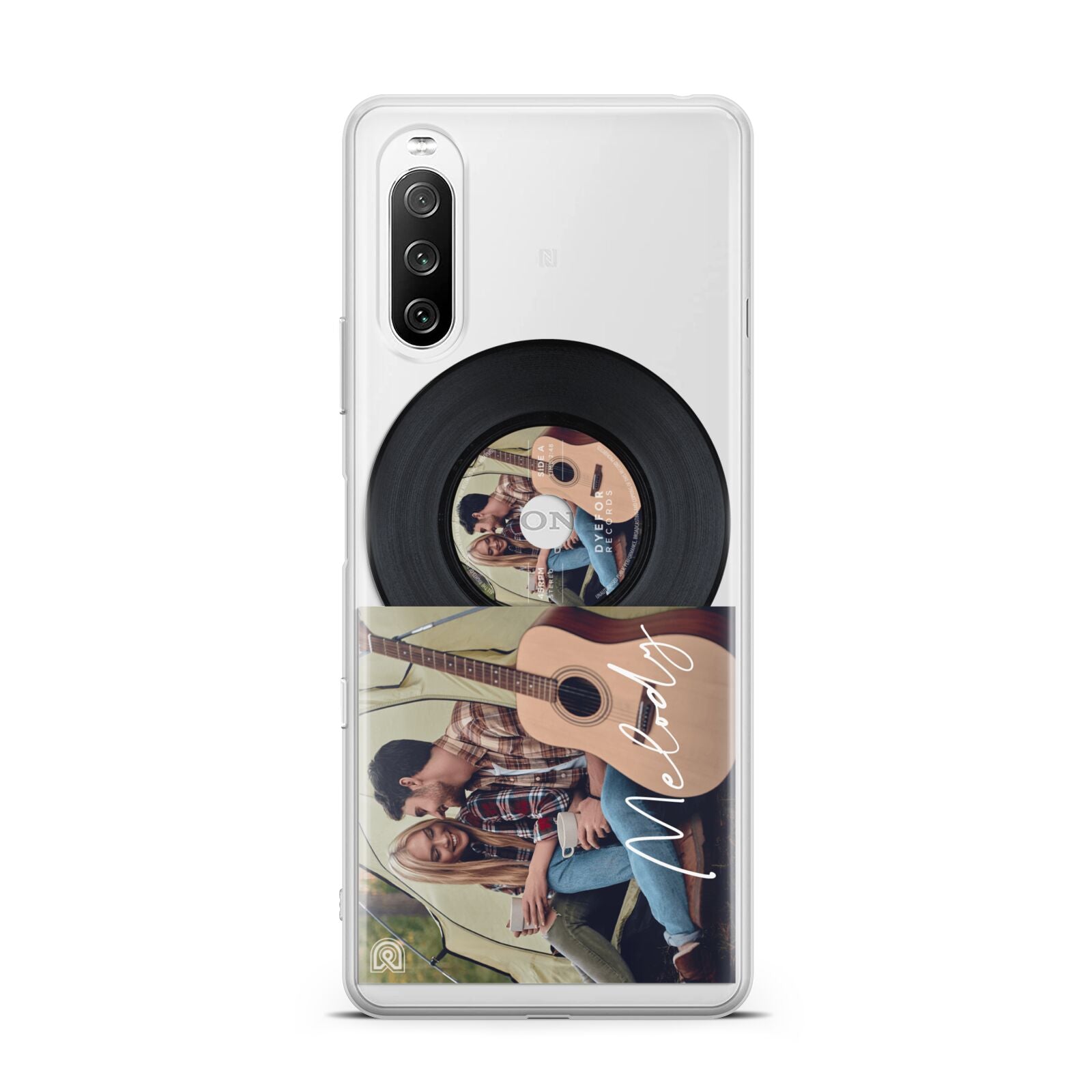 Personalised Vinyl Record Sony Xperia 10 III Case