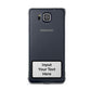 Personalised Warning Label Samsung Galaxy Alpha Case