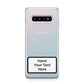 Personalised Warning Label Samsung Galaxy S10 Plus Case